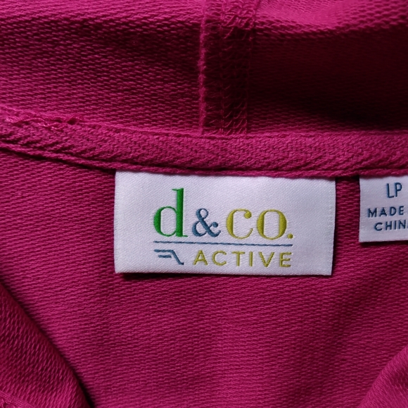 NWOT D&Co French Terry Tunic w/Hood - Picture 3 of 8